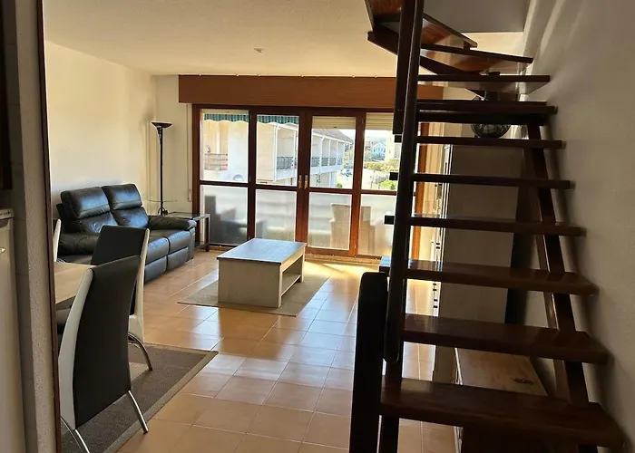 Acogedor Duplex En Urbanizacion Con Piscina En Ajo
